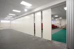 Customized Hotel Hanging System Mobile Room Divider With Wheels And Tracks