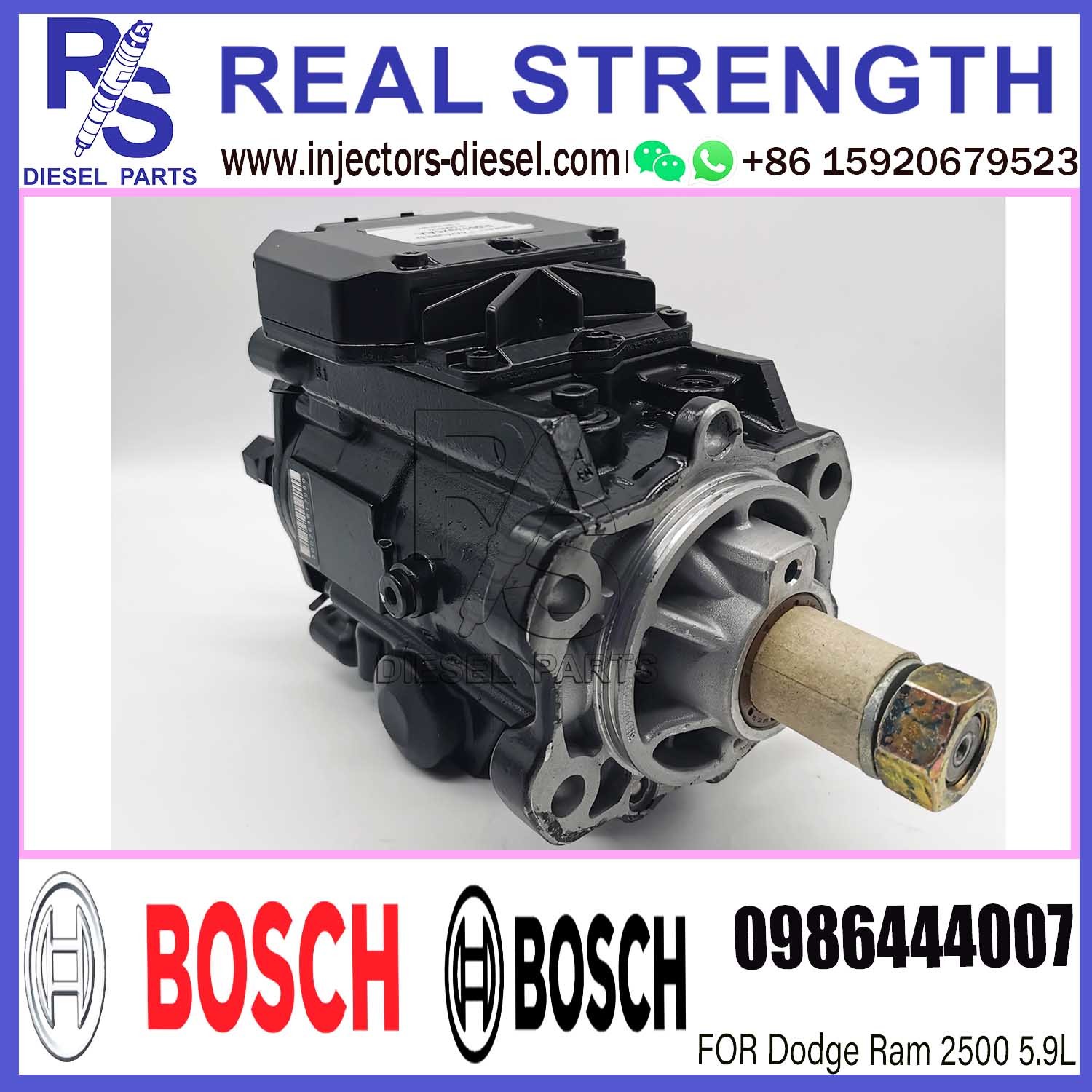Fuel Injector Pump 0986444007 R5013925AA 0470506011 Diesel For Dodge Ram 2500 5.9L CumMins