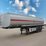 2 Axles 30400L 23t Capacity Carbon Steel Fuel and Refuel Tank Semi Trailer with