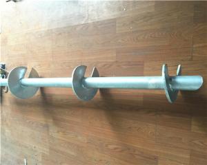 Wholesale Hot Dip Galvanized Helical Pile Foundations Ground Screw Pole Anchor from china suppliers