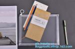 portable transparent flat bottom slider k bag for cosmetic, Food grade Coex PP