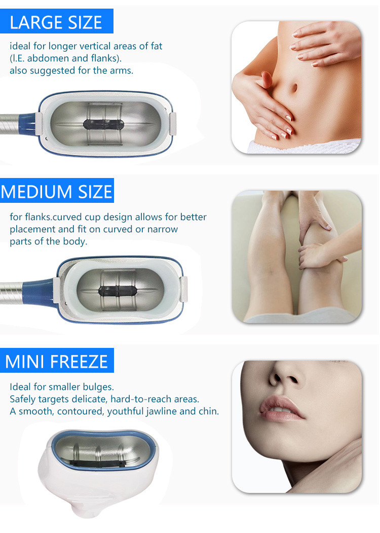 5 In 1 Cryotherapy Fat Freezing Machine 360 Cool Body Sculpting Slimming 650nm