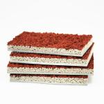 High Tensile Strength Tartan Running Track Red Color Rubber Floor Type