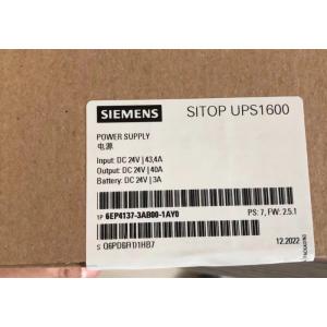 Wholesale 24V Uninterruptible SIEMENS SIMATIC Power Supply 6EP4137-3AB00-1AY0 SITOP UPS1600 40 A USB from china suppliers