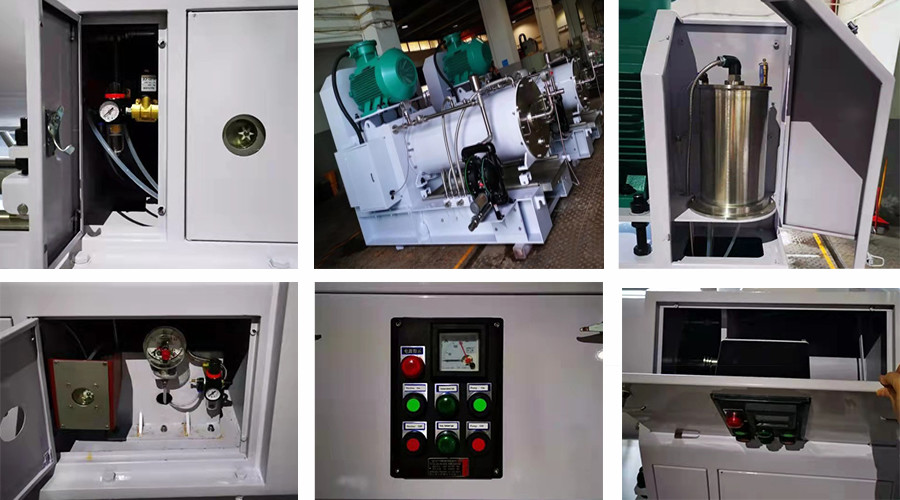 250L Wear Resisting Steel Wet Grinding Horizontal Agitator Bead Mill for massive slurry processing