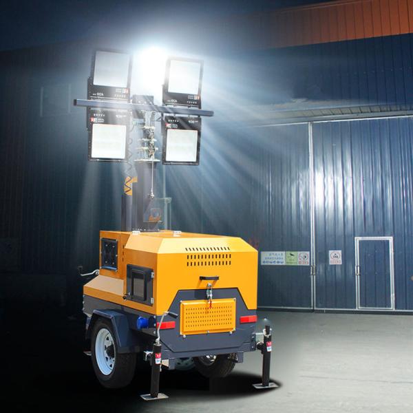 Portable LED Light Towers Outdoor Light Tower Frequency 50/60 Hz Diesel Light Tower for Events
