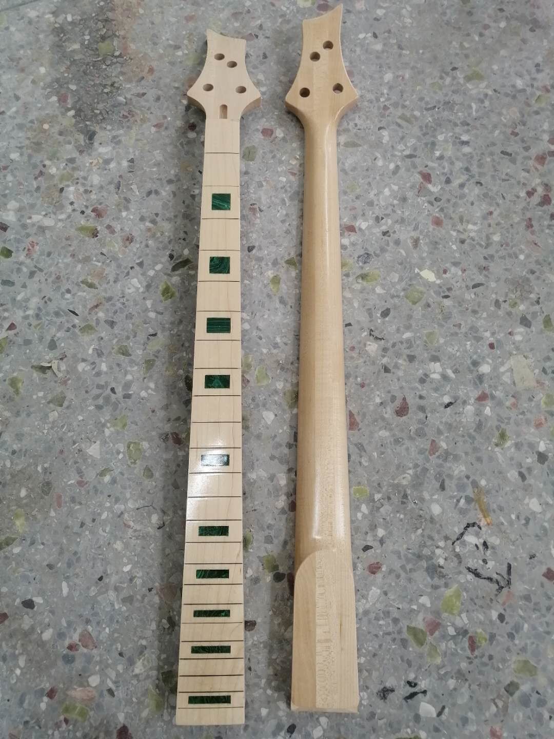 Custom Grand Paddle Guitar Headstock Unfinished Roasted Maple ST Guitar Neck Electric Acoustic Guitar Accept Kinds OEM