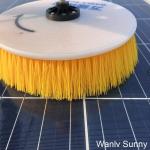 Wanlv Sunny Electric Rotating Brush for Photovoltaic Panels Cleaning Aluminum