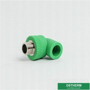 Wholesale Green Color Ppr Pipe Accessories Male Threaded 90 Degree Elbow Long Service Life from china suppliers