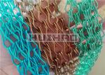 Bronze Color Architectural Aluminium Chain Curtain For Interior And Outdoor