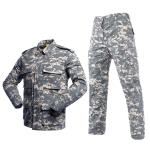 Camouflage Suit for Training 65% Polyester 35% Cotton Material Breathable and