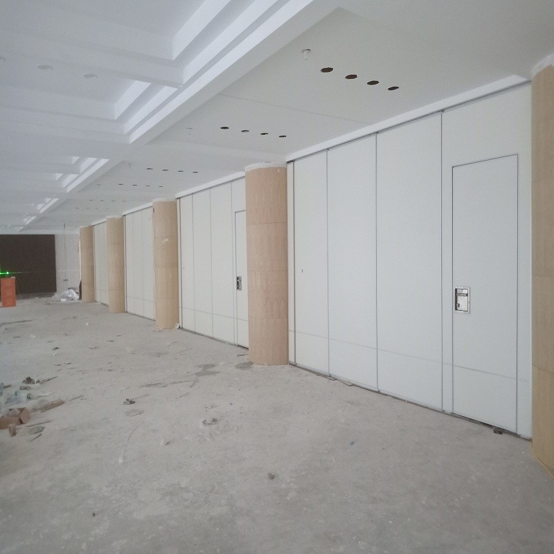 Philippines Operable Wall System Wood Sliding Folding Acoustic Partitions For Conference Hall