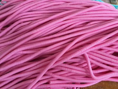 Custom colors long spring coil leash keychains idea for fishing rod popular