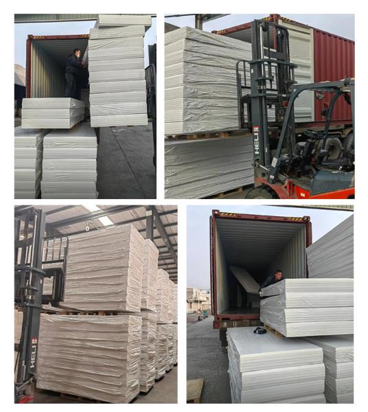 Excellent Heat Insulation Mortar Paper Faced 50mm Polyurethane Insulating Panel