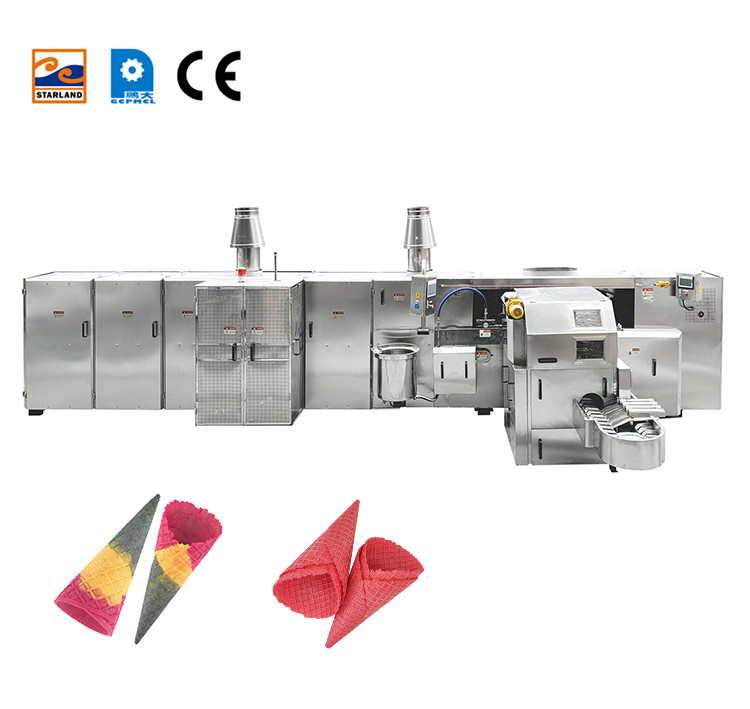 Automatic Ice Cream Biscuit Cone Machine 12kg / Hour 1.5KW