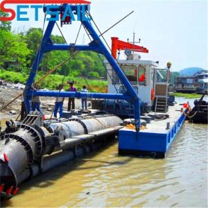 Wholesale 10 Inch Cutter Suction River Mud Dredger for Dredging Total Width 5.5m Total Height 1.48m from china suppliers