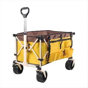 Wholesale Outdoor Folding Trolley Cart Inner Bottom Gathering ODM Collapsible Cart With Wheels from china suppliers