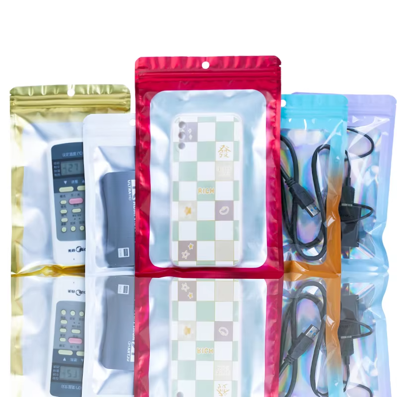 Custom Printed Zip Lock Bags Resealable Smell Proof Packaging Aluminized Foil Bags for Cookies Candies