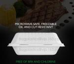 lunch box containers for restaurant, PLA Lunch Box with Lid For Kids, PLA