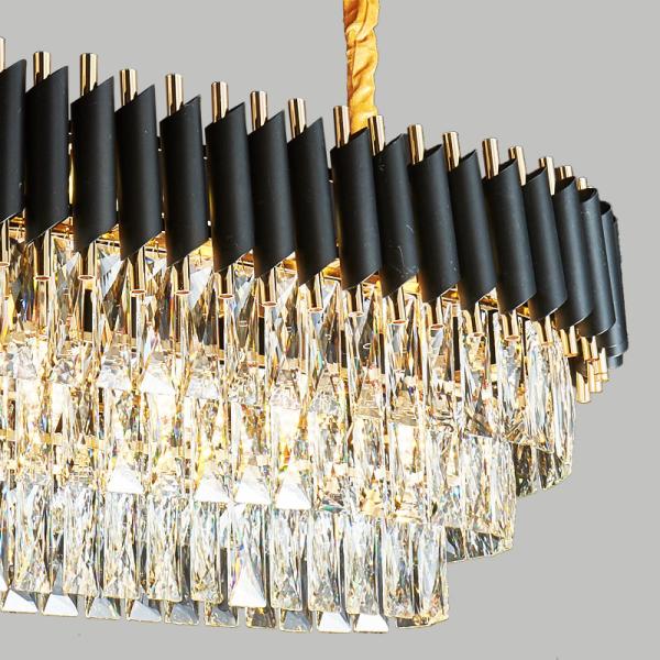 Suspension Luminaire Postmodern Crystal Gold Pendant Luxury Crystal pendant li