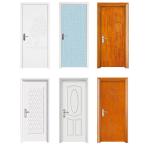 Wood Plastic Waterproof WPC Doors For Bathroom Scratch Resistant