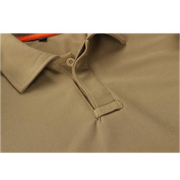 Knitted Polyester Cotton Polo T Shirts Breathable Short Sleeve For Men