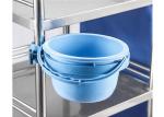 Three Shelf SS Medical Trolley , Hospital Linen Trolley Stainless Steel