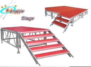 Wholesale celebration Aluminum Adjustable Height 1.2M Plywood Portable Stage from china suppliers