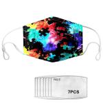 Colorful Pattern Adults Reusable Mouth Mask