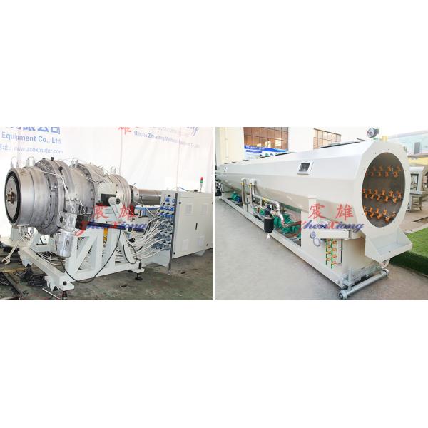Close-up of HDPE Pipe Extrusion Machine components