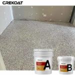 Garages Terraces Decorative Epoxy Resin Floor Coating With Multi Color Flakes