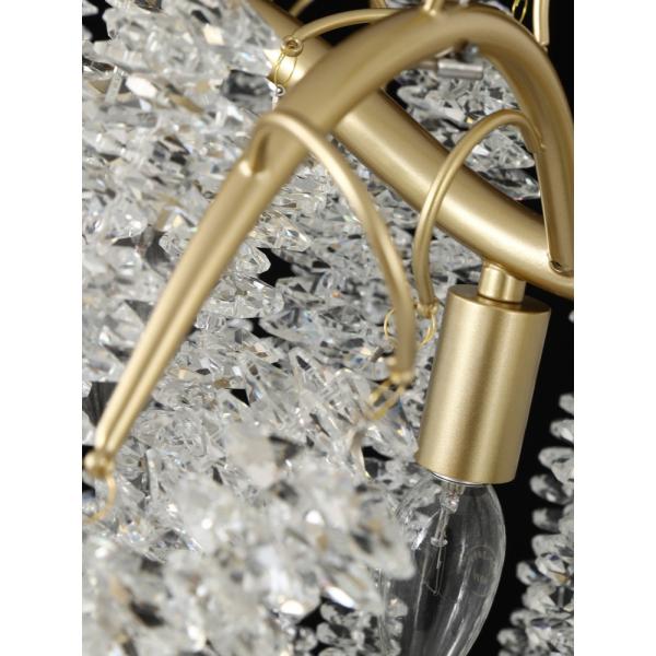 High End Crystal Commercial Chandeliers For Restaurants With High Quality Crystal Beads