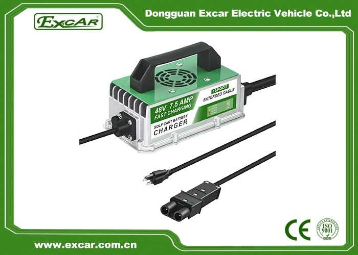 48V 7.5A Golf Cart Battery Charger For Club Car EZGo Yamaha Buggies Trojan US Crown