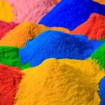 Pure Polyester Powder Coating Gold Color Outstanding Yellowing Resistance