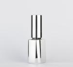 Elegant UV Gel Nail Polish Glass Bottle , 5ml Clear Round Nail Polish Bottle