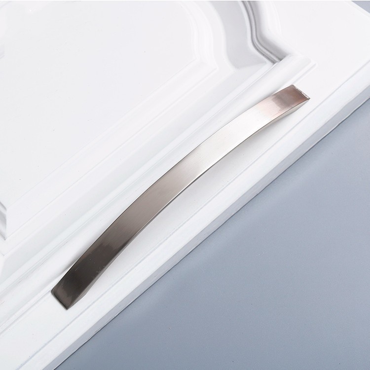 90mm Chrome Silver Zinc Alloy Bridge Handle For Badroom Wardrobes