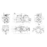 Manual Excavator Hydraulic Pump 9N07-17T DX300-7 9C12-17T R305-7 K5v140dtp 9n01
