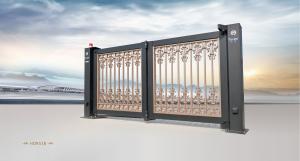 Wholesale Electric Trackless Stadium Entry Swing Automatic Bi Fold Gates Trackless from china suppliers