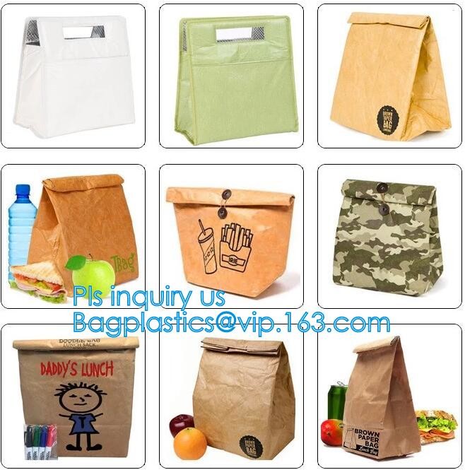 zipper tyvek paper makeup bag cosmetic bag,Waterproof Kraft Paper Tyvek Women Cosmetic Bags Makeup Bag,Toiletry makeup B