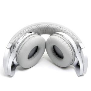 China Bluedio T2 Surround Sound Bass Headphones wireless headset in white on sale