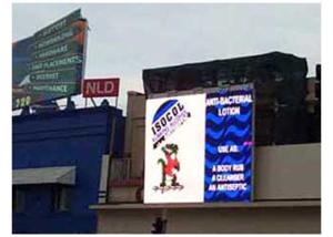 Wholesale P8 Outdoor LED Displays 256 * 128mm 8mm Full Color Real Pixels For Advertising from china suppliers