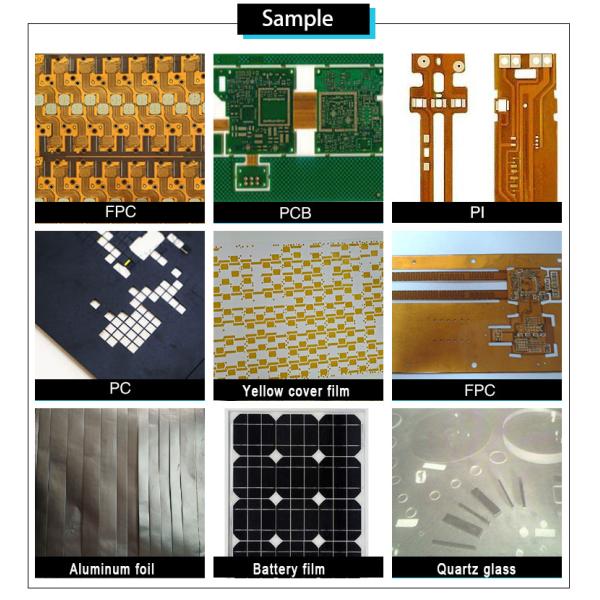 FPC Cover Film Coating Laser Cutting Machine 400x400mm Processing