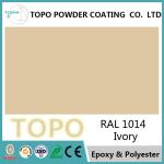 Reliable TGIC Pure Polyester Powder Coating RAL 1014 Ivory Color Eco Friendly