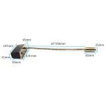 Good quality recessed mounted 3W reading wall lamp hotel led flexible arm