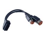 Compatible OBD2 Y Cable Female To 4PIN 6PIN For Harley Motorcycle