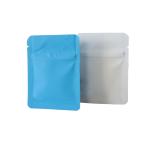 Wholesale Blule White Black Child Resistant Ziplock Mylar Weed Bags Childproof