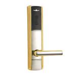 Card key hotel room security door locks