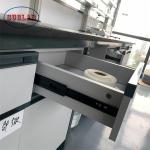 4 Wheels Wood Chemistry Lab Workbench For Scientific Chemical Experiments