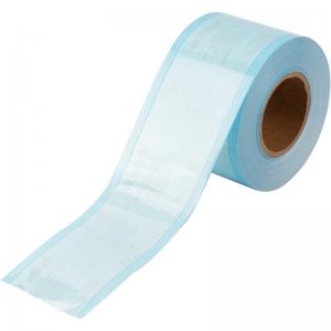 Wholesale 100mm*100mm Medical Heat Sealing Sterilization Gusseted Roll Pouch Bag BLUE from china suppliers