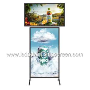 Wholesale 43in T Type Dual Screen Floor Standing Kiosk 1920x1080 from china suppliers